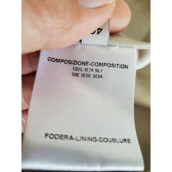 Stella Mccartney Mini Dress 100% silk Pastel Green - Picture 5 of 11